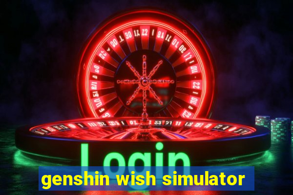 genshin wish simulator